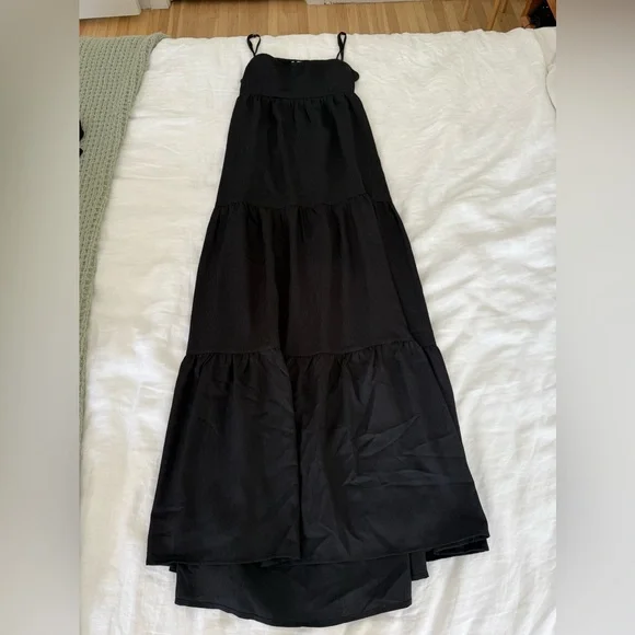 Princess Polly Black Spaghetti Strap Maxi Dress - Picture 4 of 6